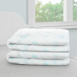 Deluxe Crib Mattress Pad - 2 Pack -Delta Children 02233P NO Serta Mattress Pad 2 Pack Lifestyle 101