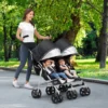 Jeep TurboGlyde Plus Side By Side Double Stroller
