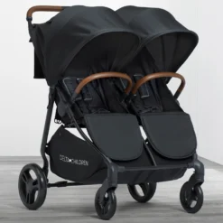 Delta Children Cruzer Double Stroller 17 Delta Children Cruzer Double Stroller -Delta Children 11511 001 CruzerDoubleStroller Black Lifestyle 101