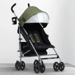 Jeep TurboGlyde Plus Stroller -Delta Children 11560 2182 Jeep TurboGlyde Single Stroller Olive green Lifestyle 101