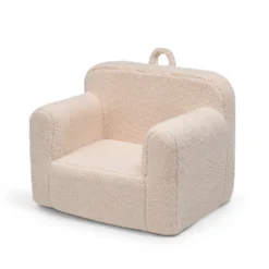 Delta Children Cozee Sherpa Chair For Kids -Delta Children 208224 5030 Sherpa CPD Chair Cream Silo 103