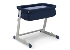 BabyGap Whisper Bedside Bassinet 27 BabyGap Whisper Bedside Bassinet -Delta Children 25508 2357 GAPBedsideBassinet Navy Silo 01