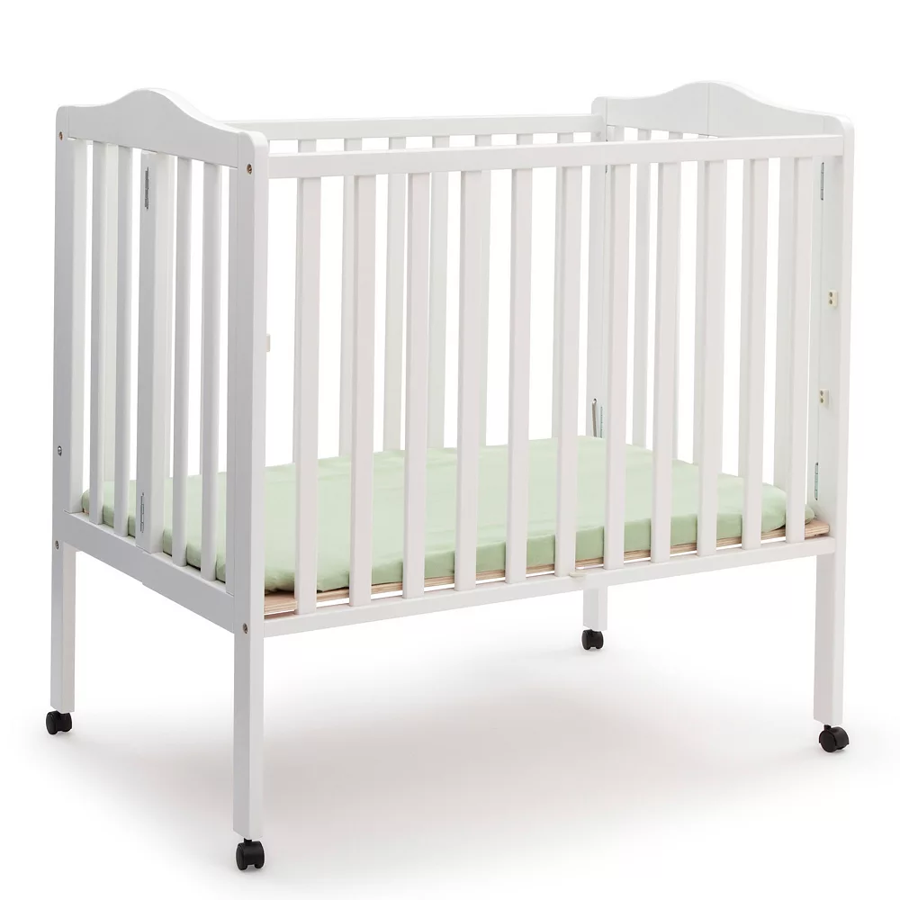 Delta Children Portable Folding Crib With Mattress 2 Delta Children Portable Folding Crib With Mattress - Image 2