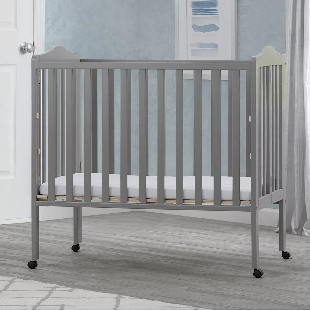 Delta Children Portable Folding Crib With Mattress 1 Delta Children Portable Folding Crib With Mattress