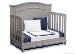Belmont 4-in-1 Convertible Crib 11 Belmont 4-in-1 Convertible Crib -Delta Children 325790 026 belmont crib daybed angle hi res fcb7c6b8 5518 4fbb a552 7e89ce5440d3