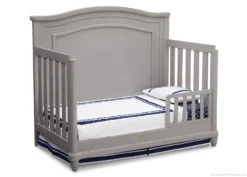 Belmont 4-in-1 Convertible Crib 10 Belmont 4-in-1 Convertible Crib -Delta Children 325790 026 belmont crib toddler bed angle hi res b0233f50 86cb 4cea a4d1 a446517cc6e1