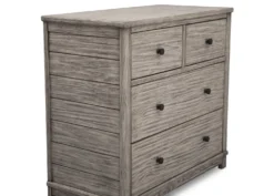 Monterey 4 Drawer Dresser With Changing Top -Delta Children 330040 119 monterey 4 drw dresser rustic white angle 05 8fb1054f 6431 41d1 a5c7 58b5406a58ae