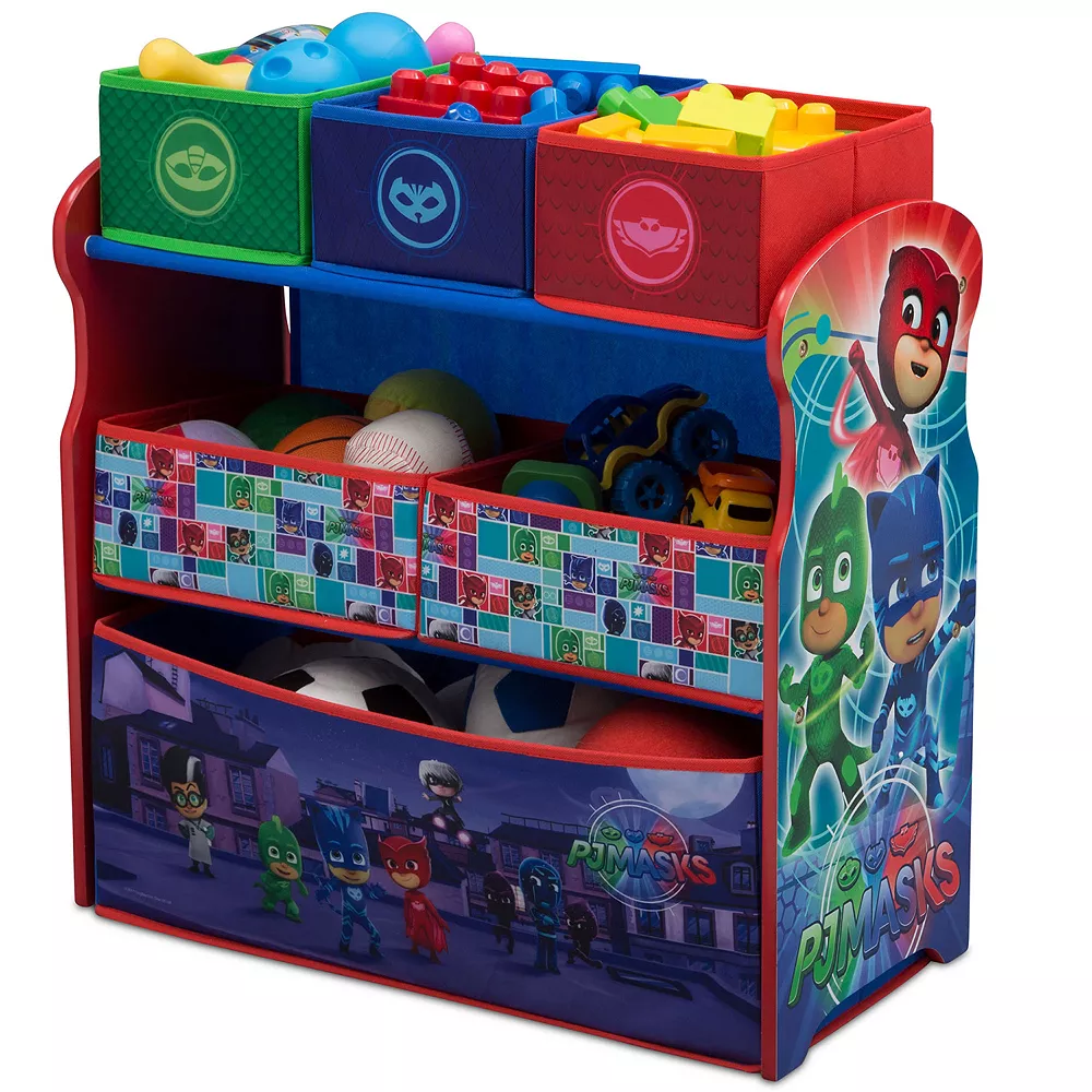 Delta Children PJ Masks Multi-Bin Toy Organizer 1 Delta Children PJ Masks Multi-Bin Toy Organizer