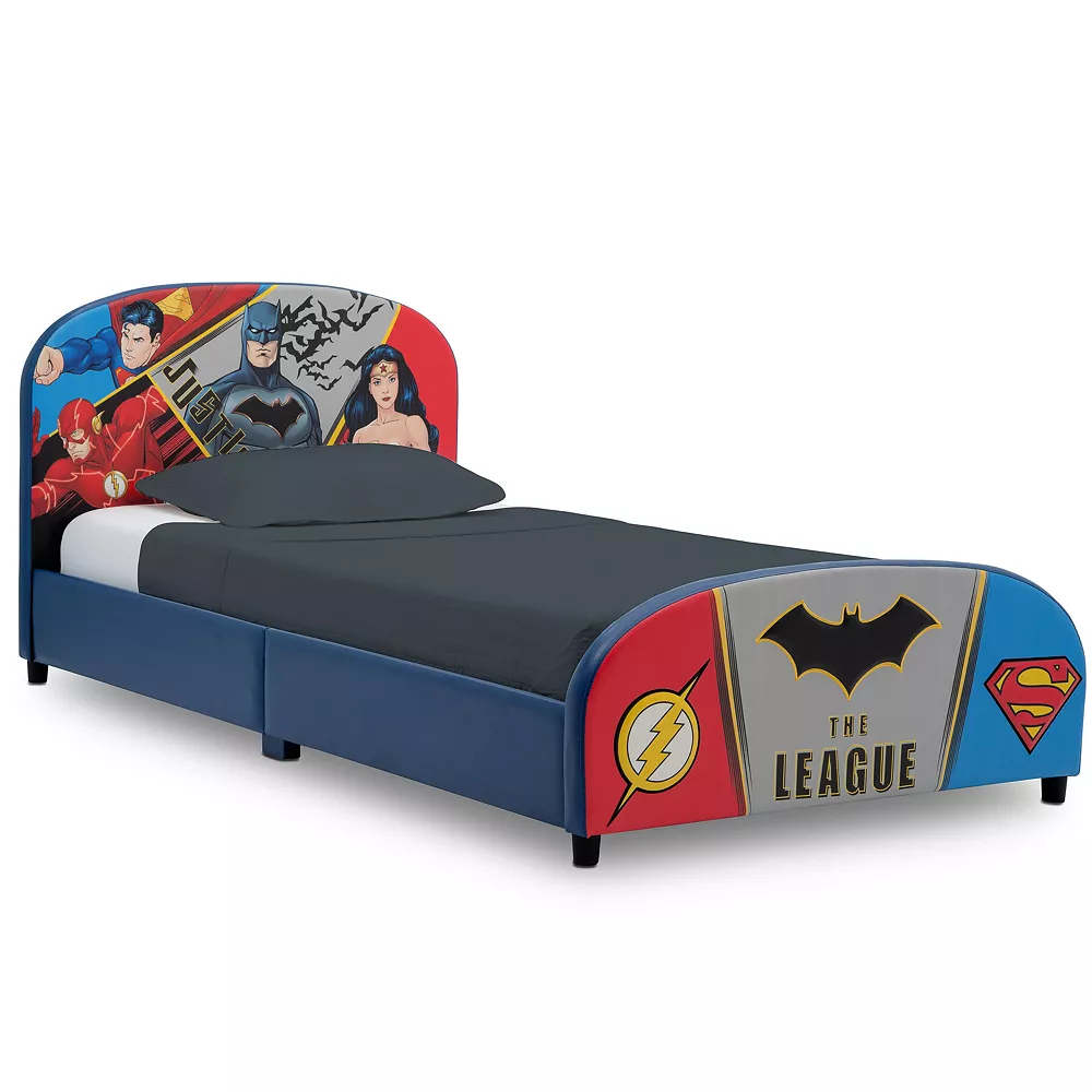 Delta Children Justice League Upholstered Twin Bed 1 Delta Children Justice League Upholstered Twin Bed