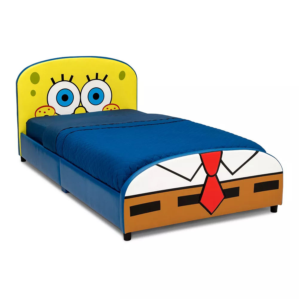 Delta Children SpongeBob SquarePants Upholstered Twin Bed 1 Delta Children SpongeBob SquarePants Upholstered Twin Bed