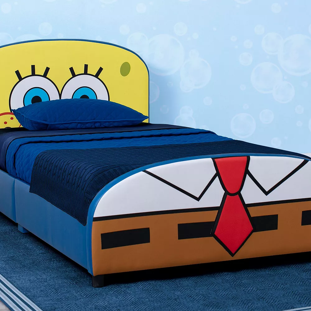 Delta Children SpongeBob SquarePants Upholstered Twin Bed 3 Delta Children SpongeBob SquarePants Upholstered Twin Bed - Image 3
