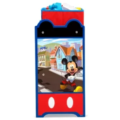 Disney's Mickey Mouse 6-Bin Design And Store Toy Organizer By Delta Children -Delta Children 4576404 ALT6