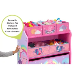 Delta Children Peppa Pig 6-Bin Design And Store Toy Organizer -Delta Children 4576407 ALT3