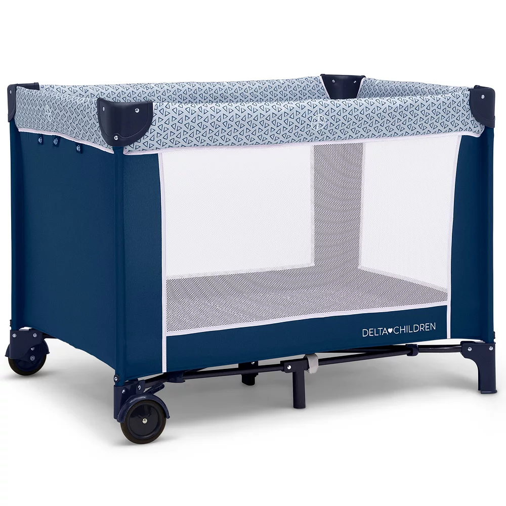 Delta Children LX Deluxe Portable Baby Play Yard With Removable Bassinet And Changing Table 2 Delta Children LX Deluxe Portable Baby Play Yard With Removable Bassinet And Changing Table - Image 2