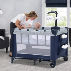 Delta Children LX Deluxe Portable Baby Play Yard With Removable Bassinet And Changing Table 8 Delta Children LX Deluxe Portable Baby Play Yard With Removable Bassinet And Changing Table -Delta Children 5290698 ALT2