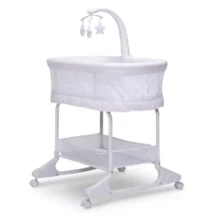 Delta Children SleepCool Rocking Bassinet With Airflow Mesh