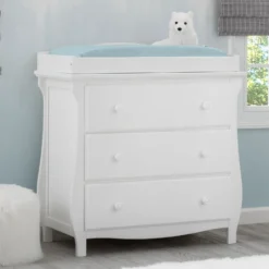 Delta Children Lancaster 3 Drawer Dresser With Changing Top -Delta Children 552030 130 crop square