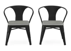 Delta Children Bistro Table And 4 Chair Set -Delta Children 560301 1438 Bistro 2pc Chair Set Black wGrey Barnboard Silo 01 scaled