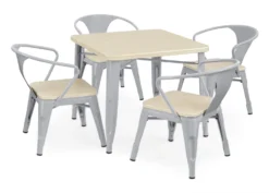 Delta Children Bistro Table And 4 Chair Set -Delta Children 560302 1439 Bistro Table Grey wNatural Silo 17 scaled