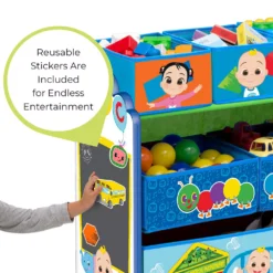 Delta Children CoCoMelon 6-Bin Organizer -Delta Children 5929248 ALT2