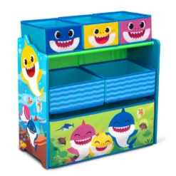 Delta Children Baby Shark 6-Bin Organizer
