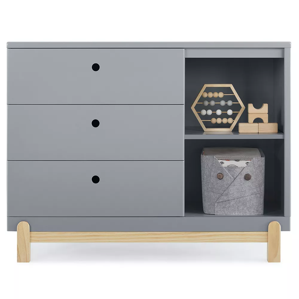 Delta Children Poppy 3 Drawer Dresser With Cubbies 4 Delta Children Poppy 3 Drawer Dresser With Cubbies - Image 4