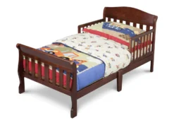 Delta Children Canton Toddler Bed -Delta Children 7181 604 scottsdale toddler bed espresso cherry left hi res edf49789 29f5 4819 a74b 36a872f67667