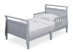 Delta Children Wood Sleigh Toddler Bed 18 Delta Children Wood Sleigh Toddler Bed -Delta Children 7183 026 Sleigh Toddler Bed Grey Silo 02 scaled