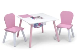 Delta Children 4-Piece Toddler Playroom Set -Delta Children 99607GN pink playroom set tnc right props scaled
