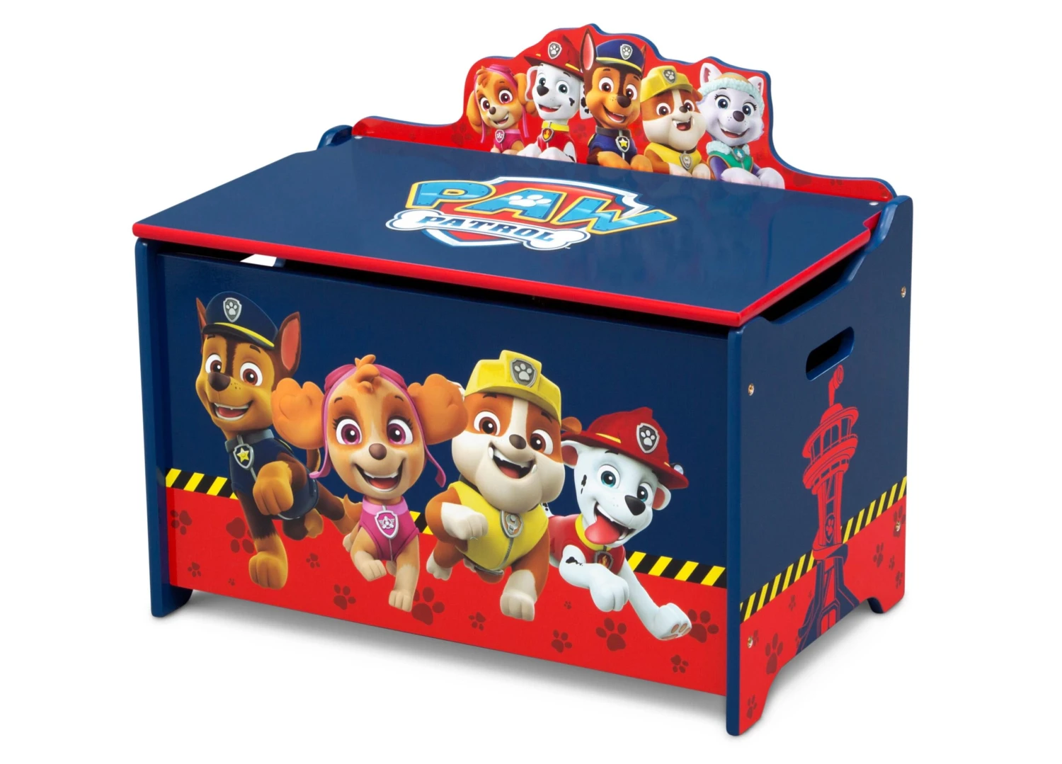 Delta Children PAW Patrol 4-Piece Playroom Set - Includes Table With 2 Chairs And Deluxe Toy Box 3 Delta Children PAW Patrol 4-Piece Playroom Set - Includes Table With 2 Chairs And Deluxe Toy Box - Image 3
