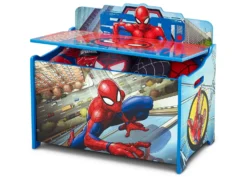 Delta Children Marvel Spider-Man 2-Piece Toddler Bedroom Set - Includes Toddler Bed And Deluxe Toy Box -Delta Children 99728SM 1163 bundle spiderman silo 05 scaled