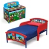 Delta Children Disney Mickey Mouse 2-Piece Toddler Bedroom Set- Includes Toddler Bed And Deluxe Toy Box