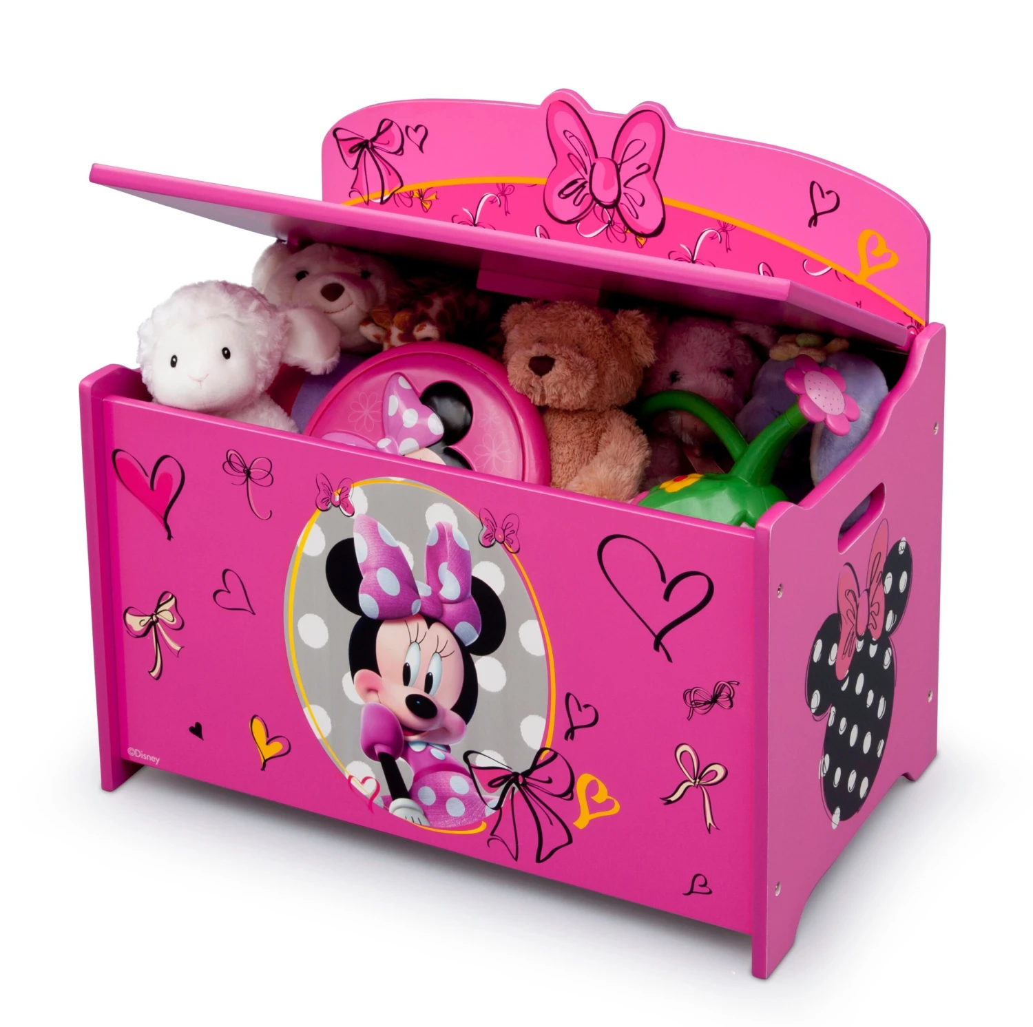 Delta Children Disney Minnie Mouse 2-Piece Toddler Bedroom Set - Includes Toddler Bed And Deluxe Toy Box 3 Delta Children Disney Minnie Mouse 2-Piece Toddler Bedroom Set - Includes Toddler Bed And Deluxe Toy Box - Image 3