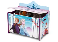 Delta Children Disney Frozen 2-Piece Toddler Bedroom Set - Includes Toddler Bed And Deluxe Toy Box -Delta Children 99733FZ 1097 bundle frozen2 silo 11 scaled