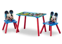 Delta Children Disney Mickey Mouse 5-Piece Toddler Bedroom Set - Includes Toddler Sleep And Play Bed, Table With 2 Chairs And 6 Bin Design And Store Toy Organizer -Delta Children 99736MM 1051 bundle mickey silo 03