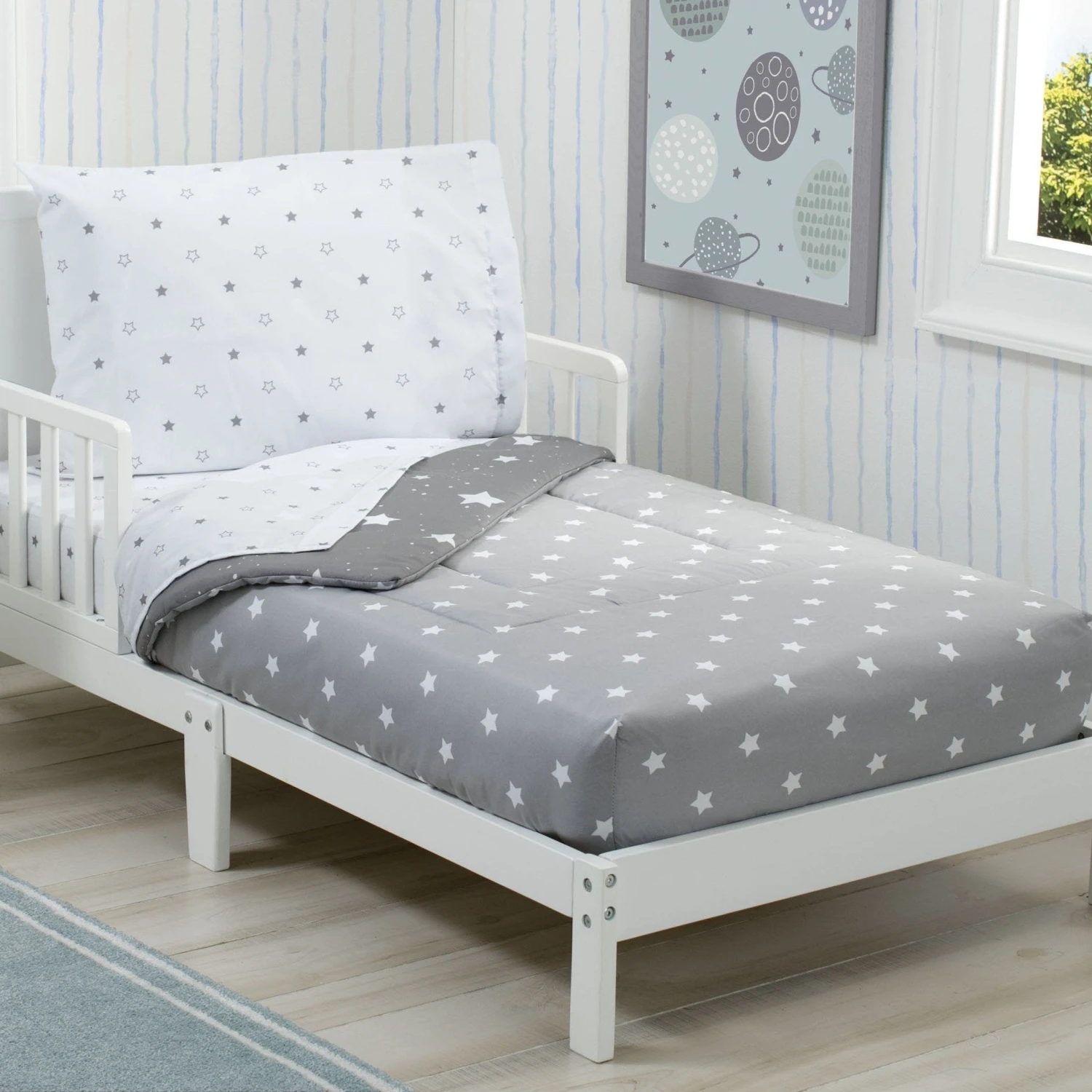 Delta Children Boys 4-Piece Toddler Bedding Set 3 Delta Children Boys 4-Piece Toddler Bedding Set - Image 3