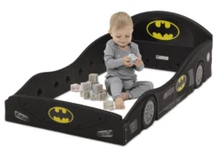 Delta Children Batman Batmobile Plastic Sleep And Play Toddler Bed 11 Delta Children Batman Batmobile Plastic Sleep And Play Toddler Bed -Delta Children BB81401BT batman plastic floor bed left model scaled