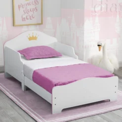 Delta Children Princess Crown Wood Toddler Bed 9 Delta Children Princess Crown Wood Toddler Bed -Delta Children BB81404GN crop squarejpg scaled