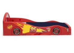Disney / Pixar Cars Lightning McQueen Plastic Sleep And Play Toddler Bed -Delta Children BB81406CR cars toddler plastic floor bed side2 hi res ca8edeb4 d799 4829 a9aa 004502df2ad5 scaled