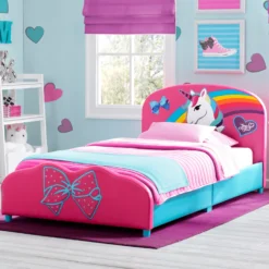 Delta Children JoJo Siwa Upholstered Twin Bed