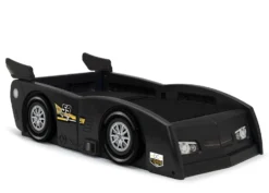 Delta Children Grand Prix Race Car Toddler-to-Twin Bed -Delta Children BB81423GN grand prix black toddler right hi res scaled