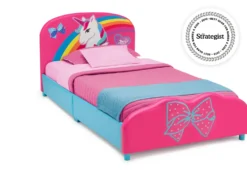 Delta Children JoJo Siwa Upholstered Twin Bed 12 Delta Children JoJo Siwa Upholstered Twin Bed -Delta Children BB81440JS 1126 JoJo Siwa Upholstered Twin Bed nocolor silo 98 scaled