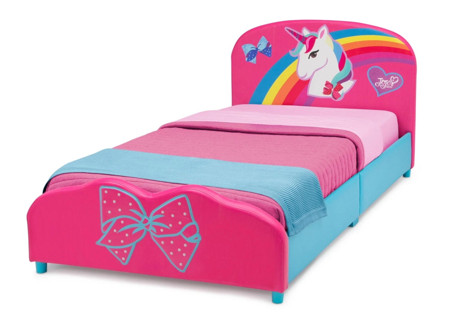 Delta Children JoJo Siwa Upholstered Twin Bed 8 Delta Children JoJo Siwa Upholstered Twin Bed - Image 8