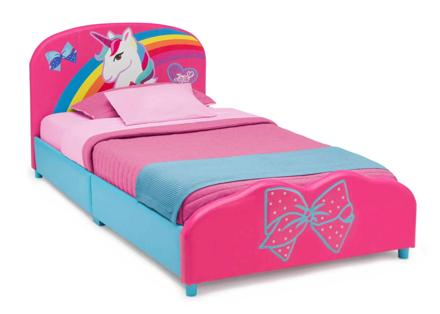 Delta Children JoJo Siwa Upholstered Twin Bed 5 Delta Children JoJo Siwa Upholstered Twin Bed - Image 5