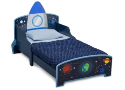 Delta Children Space Adventures Rocket Ship Wood Toddler Bed 8 Delta Children Space Adventures Rocket Ship Wood Toddler Bed -Delta Children BB81445GN generic space wood toddler bed right 01 high res scaled