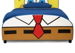 Delta Children SpongeBob SquarePants Upholstered Twin Bed 11 Delta Children SpongeBob SquarePants Upholstered Twin Bed -Delta Children BB81447SB spongebob upholstered twin bed footboard hi res scaled
