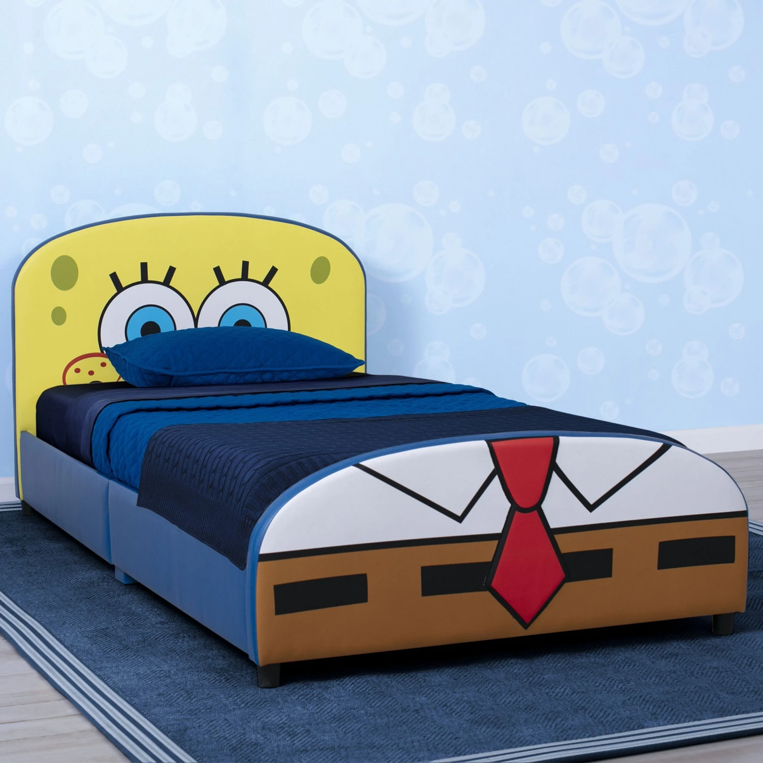 Delta Children SpongeBob SquarePants Upholstered Twin Bed 1 Delta Children SpongeBob SquarePants Upholstered Twin Bed