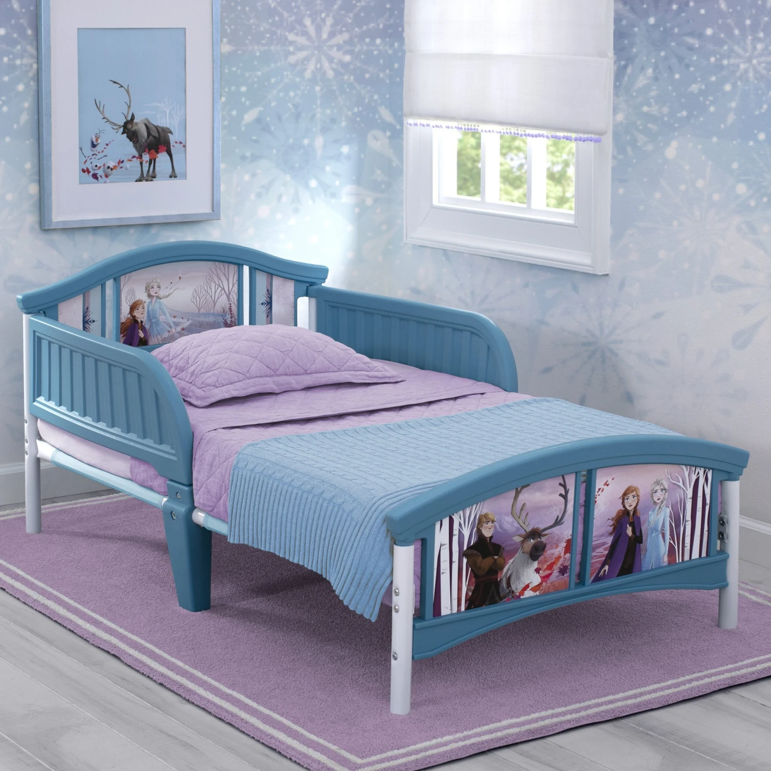 Delta Children Frozen II Plastic Toddler Bed 1 Delta Children Frozen II Plastic Toddler Bed