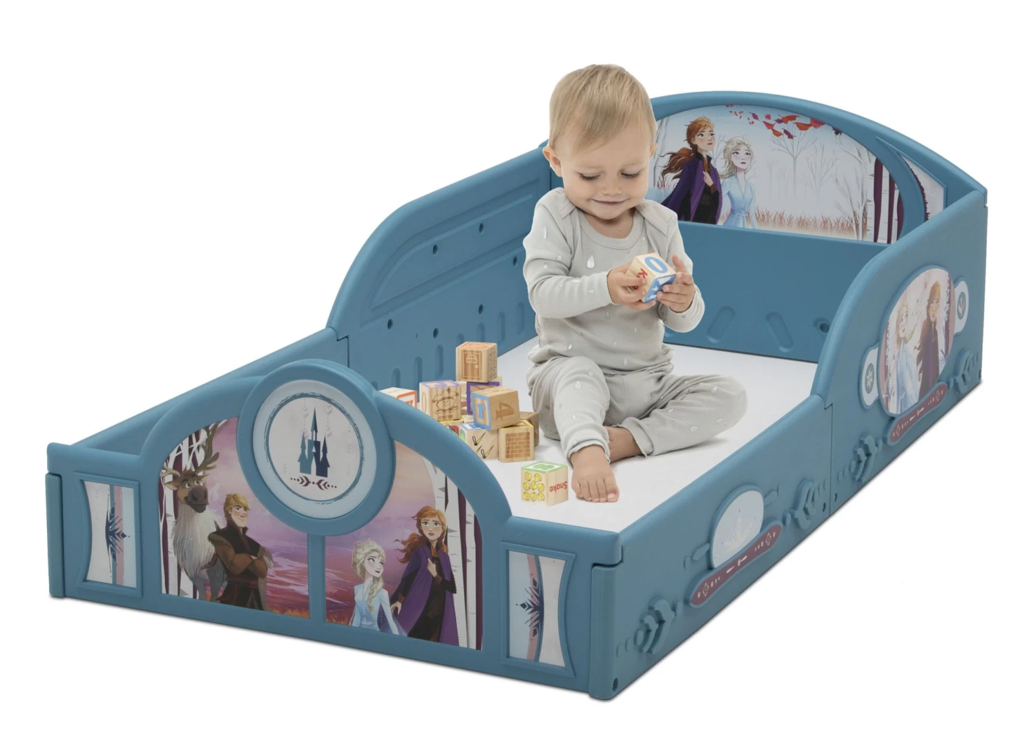 Delta Children Frozen II Plastic Sleep And Play Toddler Bed 5 Delta Children Frozen II Plastic Sleep And Play Toddler Bed - Image 5
