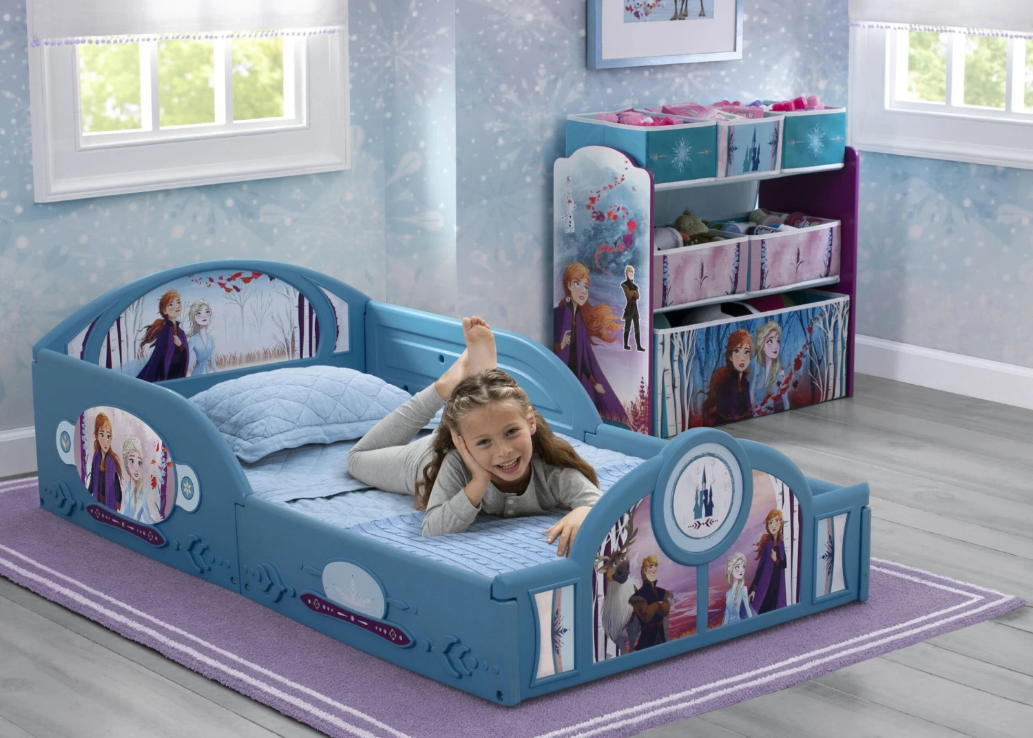 Delta Children Frozen II Plastic Sleep And Play Toddler Bed 2 Delta Children Frozen II Plastic Sleep And Play Toddler Bed - Image 2